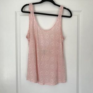 VS PINK Low Back Tribal Tank